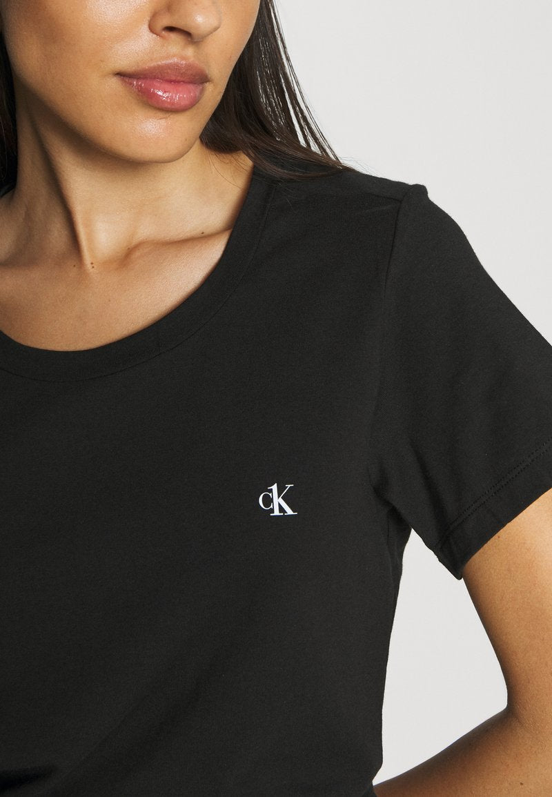 CALVIN KLEIN UNDERWEAR CK ONE CREW NECK 2 PACK - Nachtwäsche Shirt - Black