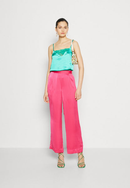 YAS LILIAN HW TAILORED - Stoffhose - Fuchsia Purple