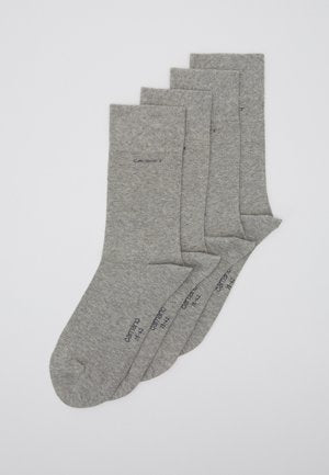 Camano SOFT WOOL 4 PACK - Socken - Light Grey/light Grey