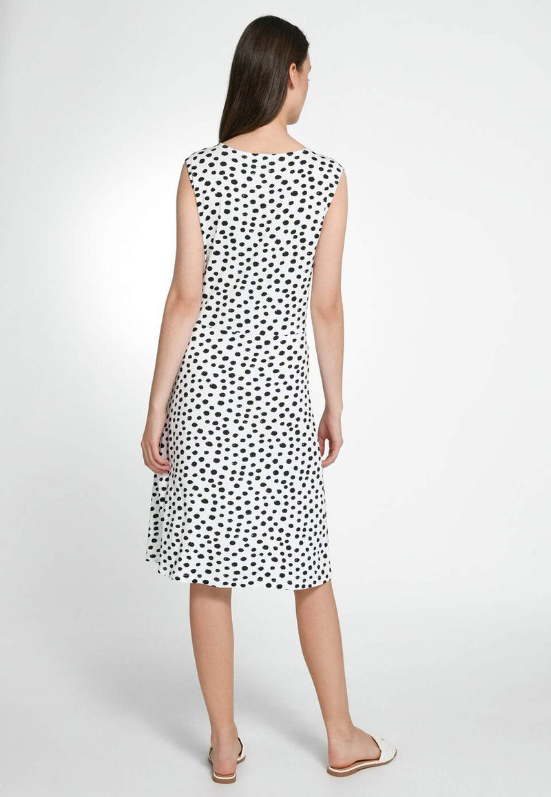  Jerseykleid - Schwarz Weiss