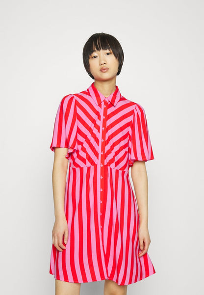  YASSAVANNA SHIRT DRESS - Blusenkleid - Cyclamen/bittersweet
