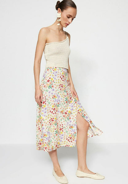 Trendyol A-Linien-Rock - Cream