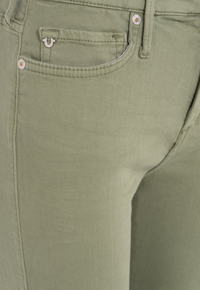 True Religion HALLE KICK FLARE - Flared Jeans - Wasabi Green