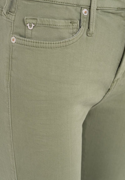 True Religion HALLE KICK FLARE - Flared Jeans - Wasabi Green