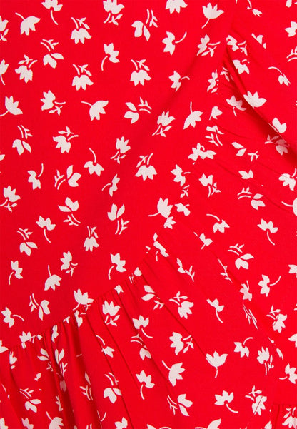 ONLY Petite ONLOLIVIA WRAP SKIRT - Wickelrock - Mars Red