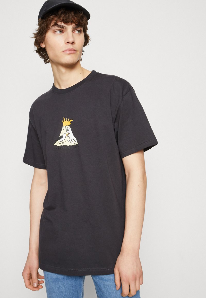 Cleptomanicx VULCAN GULL - T-Shirt Print - Blue Graphite