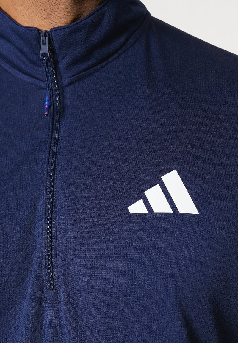 ADIDAS PERFORMANCE Langarmshirt - Dark Blue/white