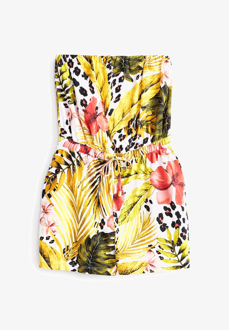 Next BANDEAU BOOBTUBE PLAYSUIT - Jumpsuit - Hawaiian Print
