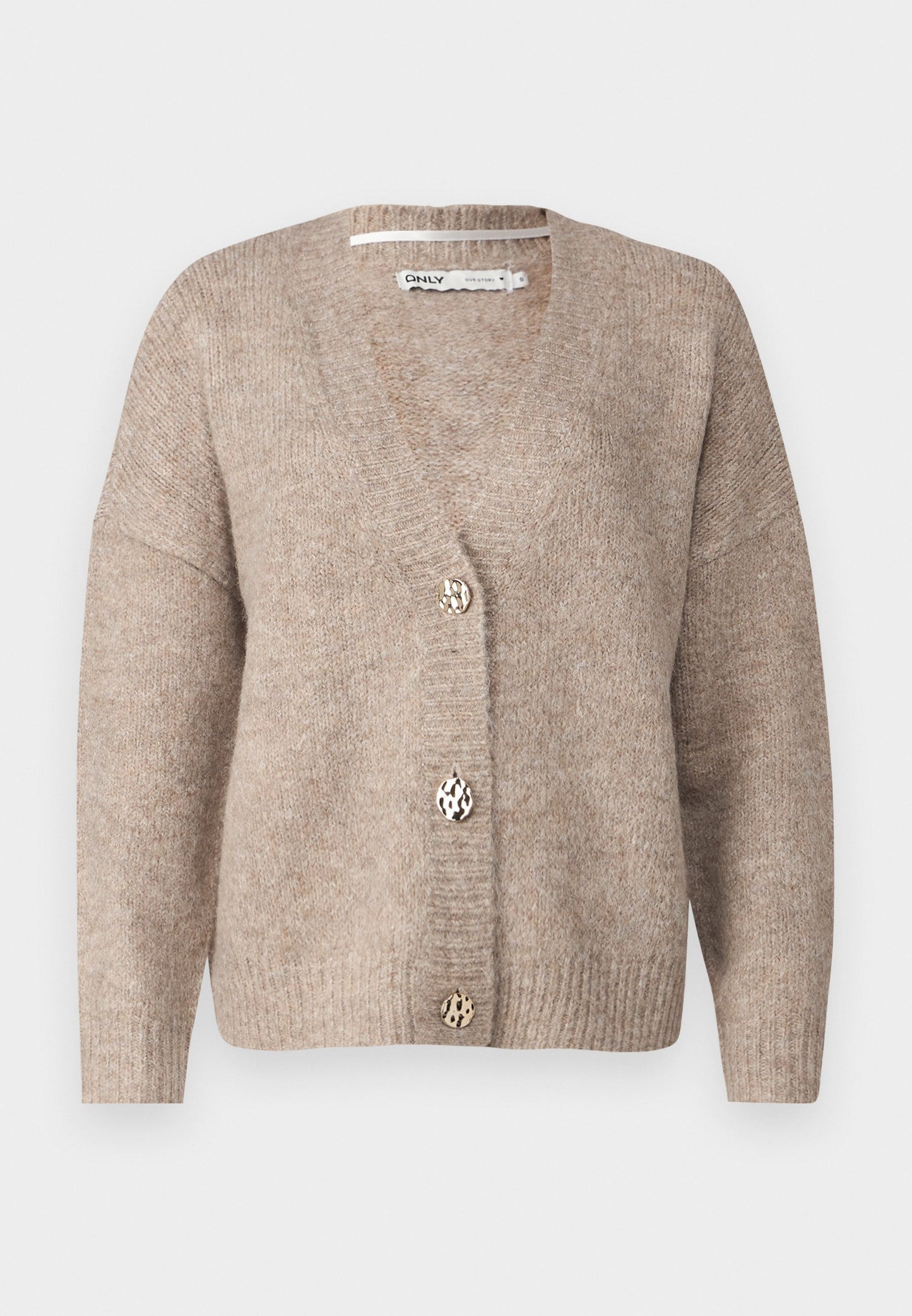 ONLY Petite ONLZOEY CARDIGAN - Cardigan - Dark Grey Melange