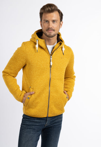 Schmuddelwedda Fleecejacke - Senf Melange