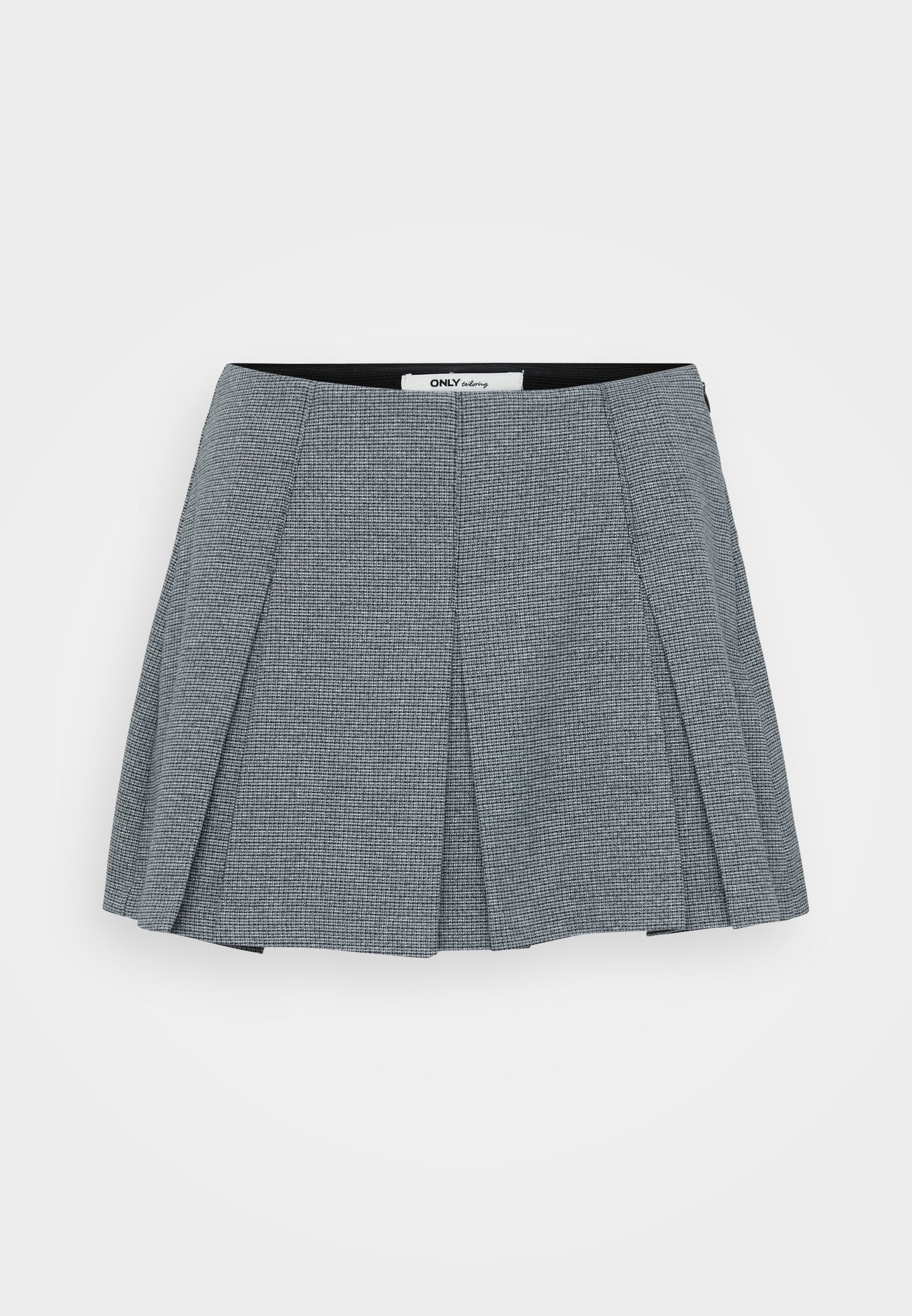 ONLY Petite ONLDELL LIFE SKORT - Pleated Skirt - Black Pepper/blackend Pearl