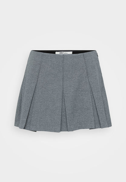 ONLY Petite ONLDELL LIFE SKORT - Pleated Skirt - Black Pepper/blackend Pearl