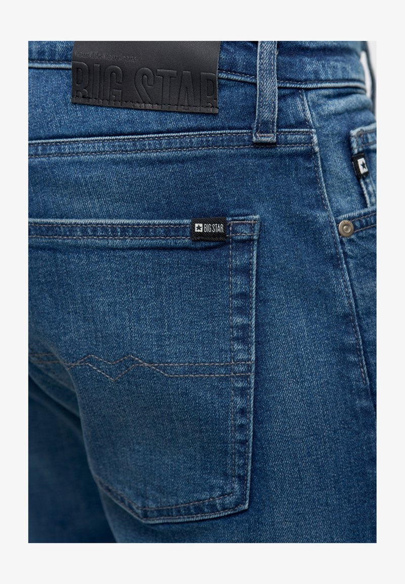 BIG STAR ADEN - Jeans Shorts - Blau