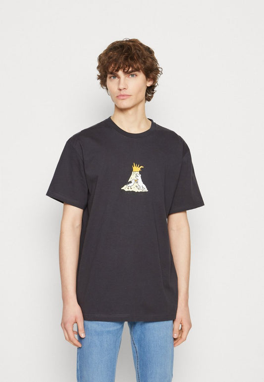 Cleptomanicx VULCAN GULL - T-Shirt Print - Blue Graphite