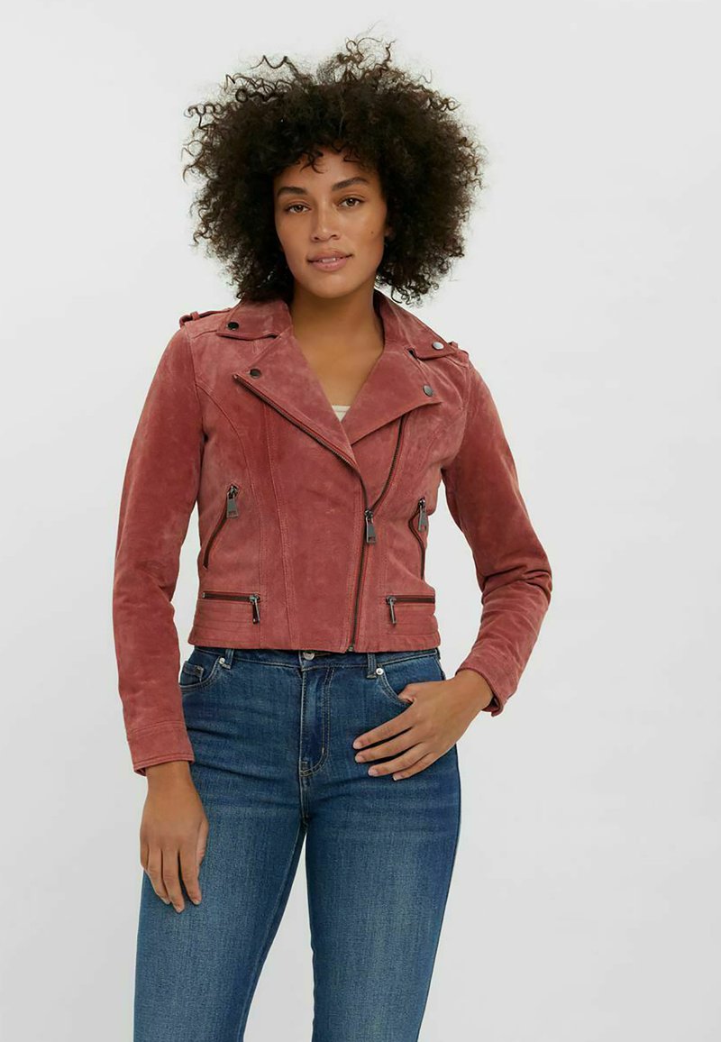 Vero Moda Lederjacke - Marsala