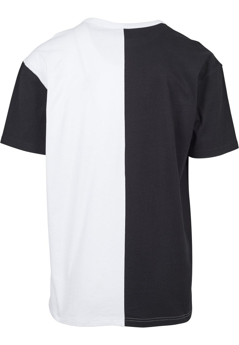 URBAN CLASSICS OVERSIZE HARLEQUIN TEE - T-Shirt Print - Black/white