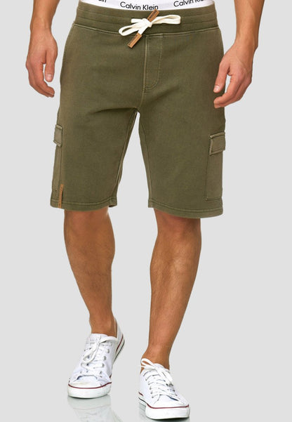 Indicode Jeans Shorts - Beetle