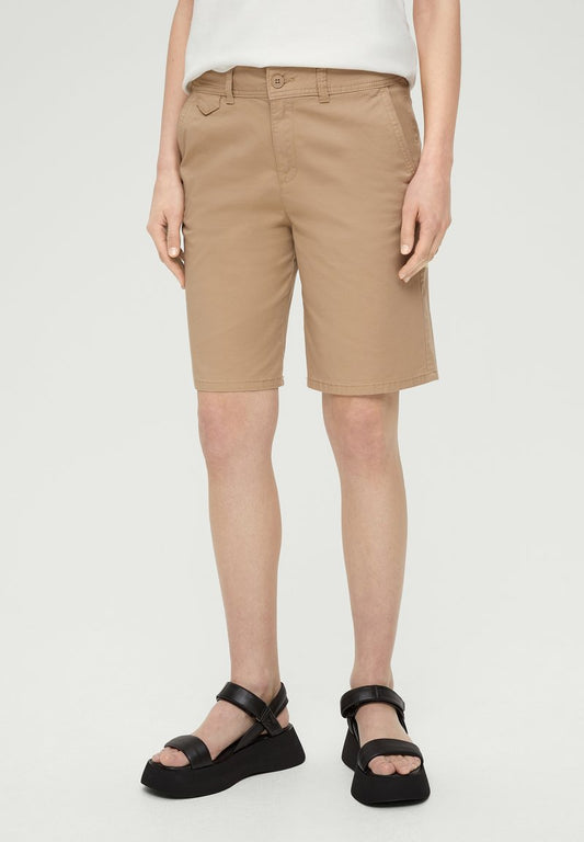 S.Oliver REGULAR BERMUDA - Shorts - Sandstein