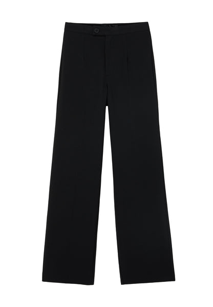 PULL & BEAR STRAIGHT-LEG DARTED -SMART - Trousers - Grey