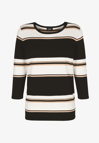  Strickpullover - Schwarz,off-white,hellbraun