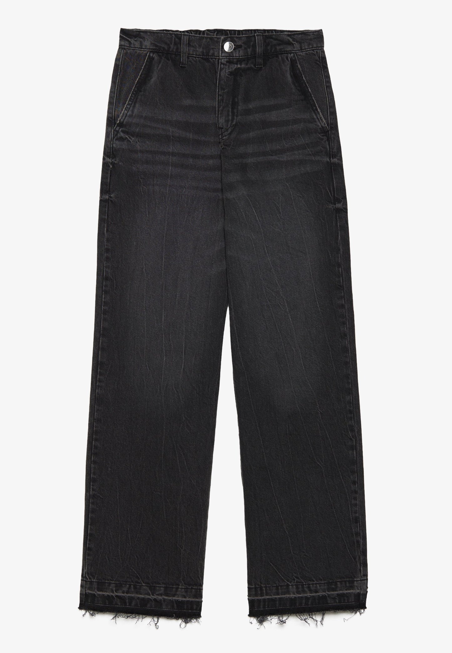 Even&Odd Wide Leg - Black Denim