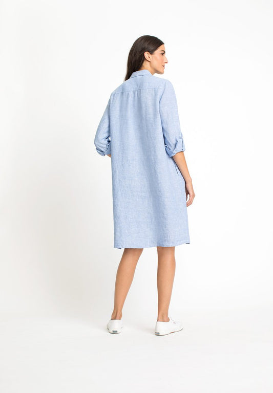 Olsen Blusenkleid - Hellblau