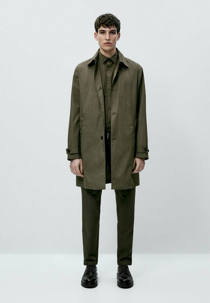 Massimo Dutti LIGHT TECHNICAL - Kurzmantel - Khaki