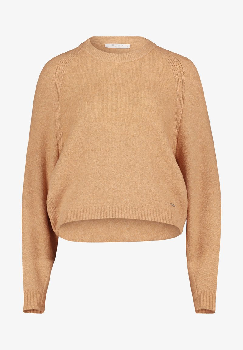  Strickpullover - Camel Melange