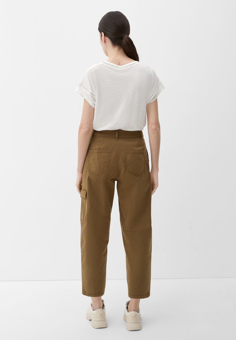 S.Oliver MIT PATTENTASCHE - Cargohose - Olivgrün