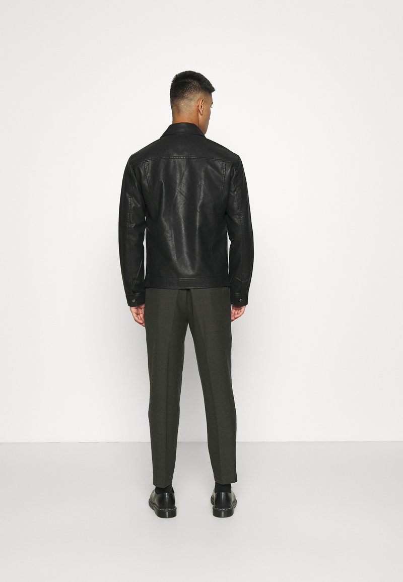 Only & Sons ONSAKSEL BIKER JACKET - Kunstlederjacke - Black