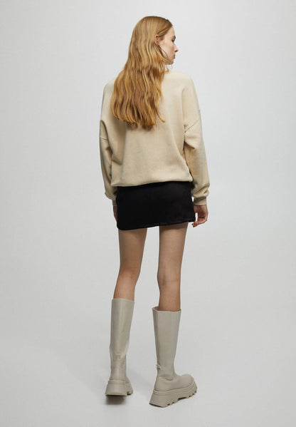 PULL & BEAR A-Linien-Rock - Mottled Black