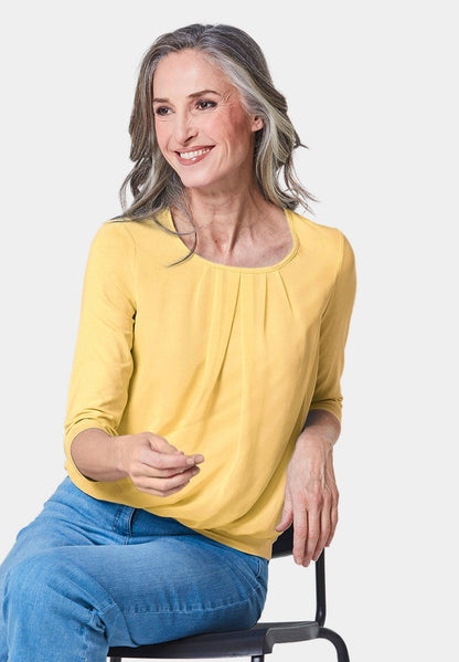 GOLDNER Bluse - Gelb