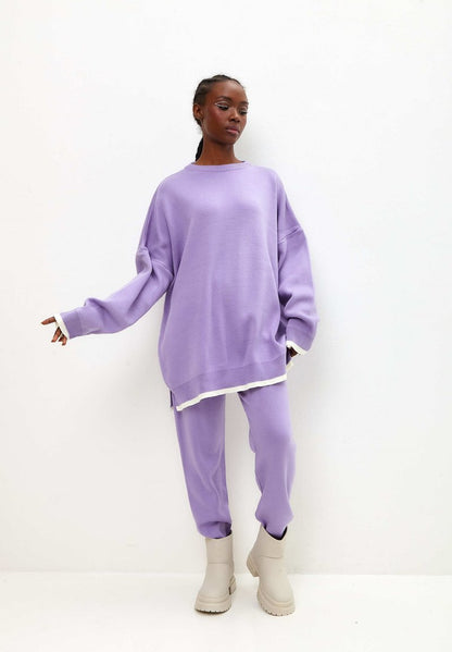  OVERSIZED JOGGER SET - Jogginghose - Lilac