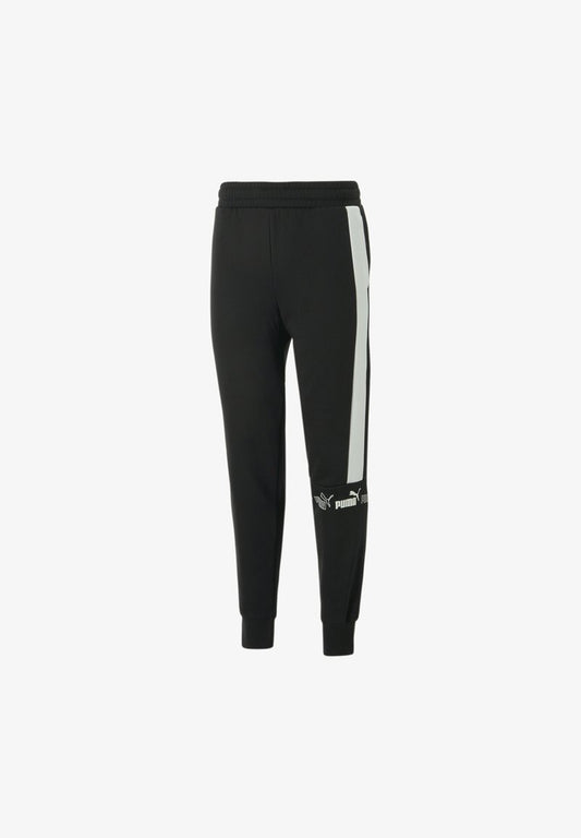 Puma AROUND THE BLOCK - Jogginghose - Black White