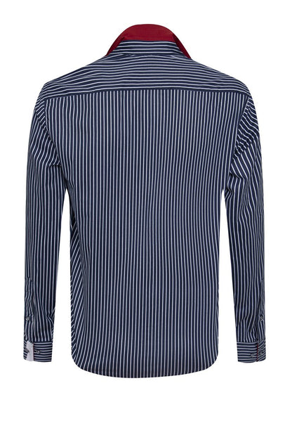  Hemd - Navy White Line
