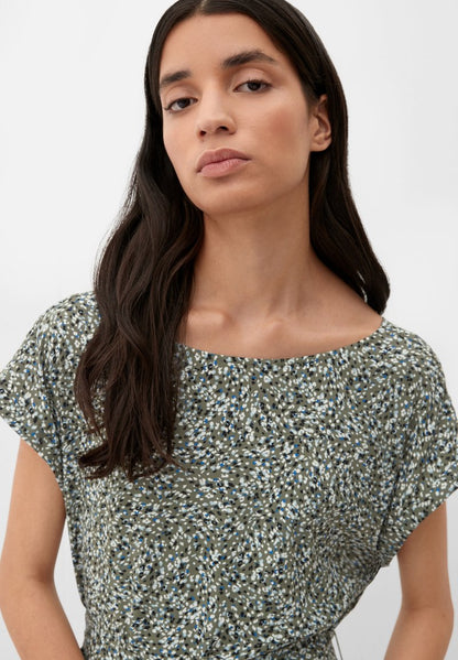 S.Oliver MIT BINDE-DETAIL - Freizeitkleid - Olivgrün