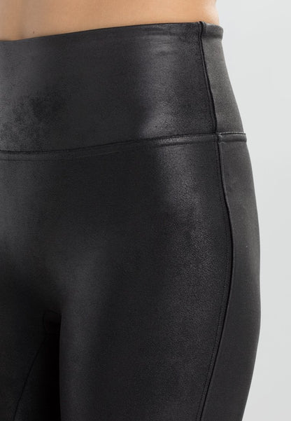 Spanx FAUX LEATHER LEGGINGS - Leggings - Strümpfe - Black