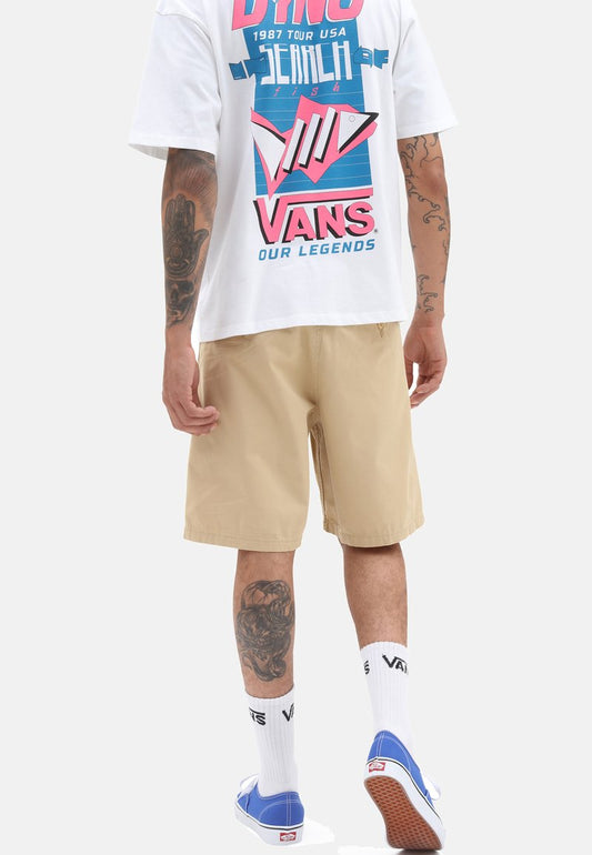 Vans AUTHENTIC CHINO PLEATED LOOSE - Shorts - Medium Brown