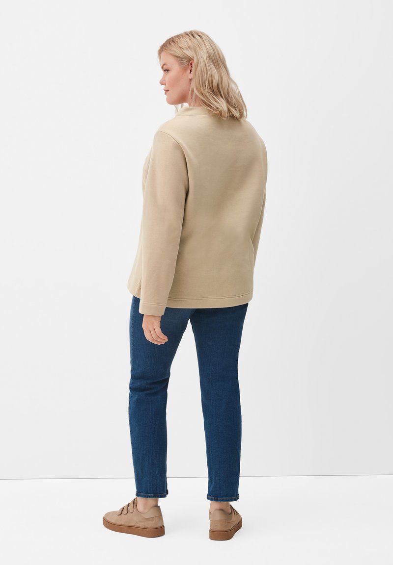 Triangle MET OPSTAANDE KRAAG - Sweatshirt - Sandfarben