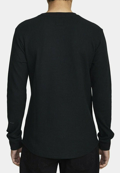 RVCA RECESSION COLLECTION DAY SHIFT THERMIQUE - Langarmshirt - Black