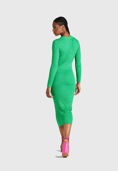  TWIST FG POLO - Etuikleid - Green