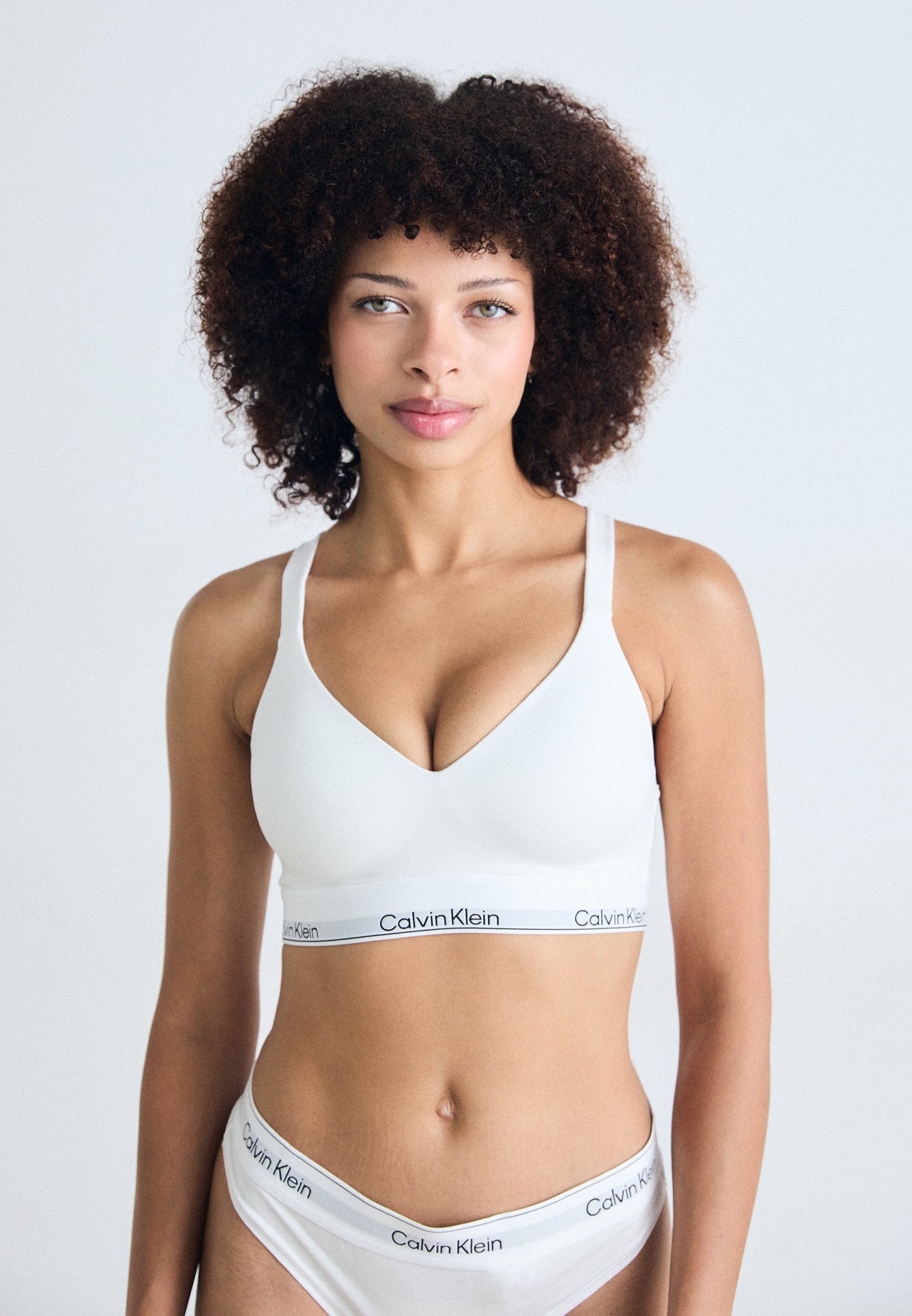 CALVIN KLEIN UNDERWEAR LIFT BRALETTE ICON - T-shirt Bra - White