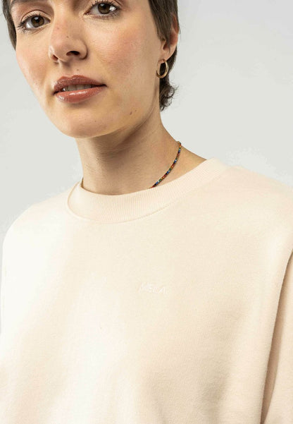 Mela FRENCH TERRY DEEPALI - T-Shirt Basic - Oat