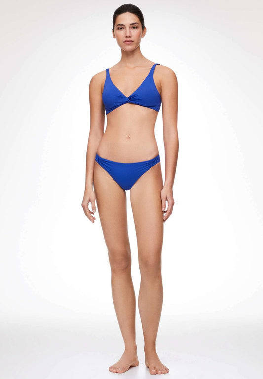 Oysho GATHERED CLASSIC - Bikini-Hose - Blue