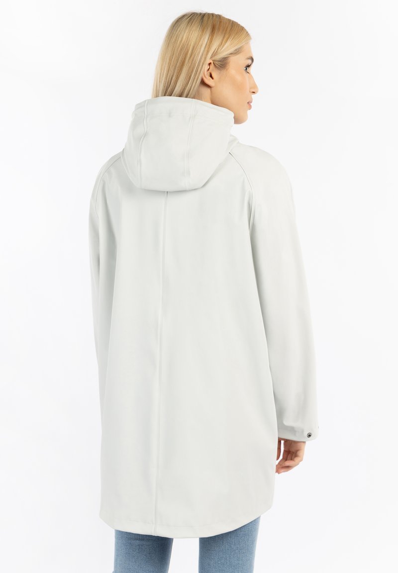 Schmuddelwedda Regenjacke / Wasserabweisende Jacke - Grauweiss