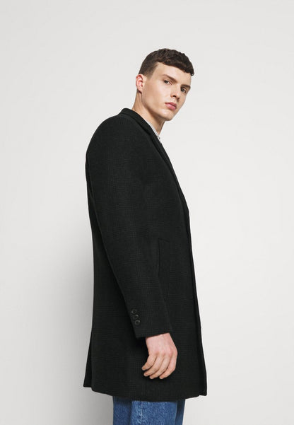 Jack & Jones JJEMOULDER COAT - Klassischer Mantel - Dark Grey
