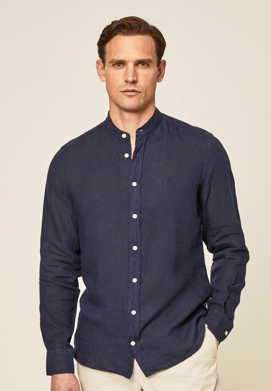 Hackett London GARMENT DYED P - Hemd - Navy