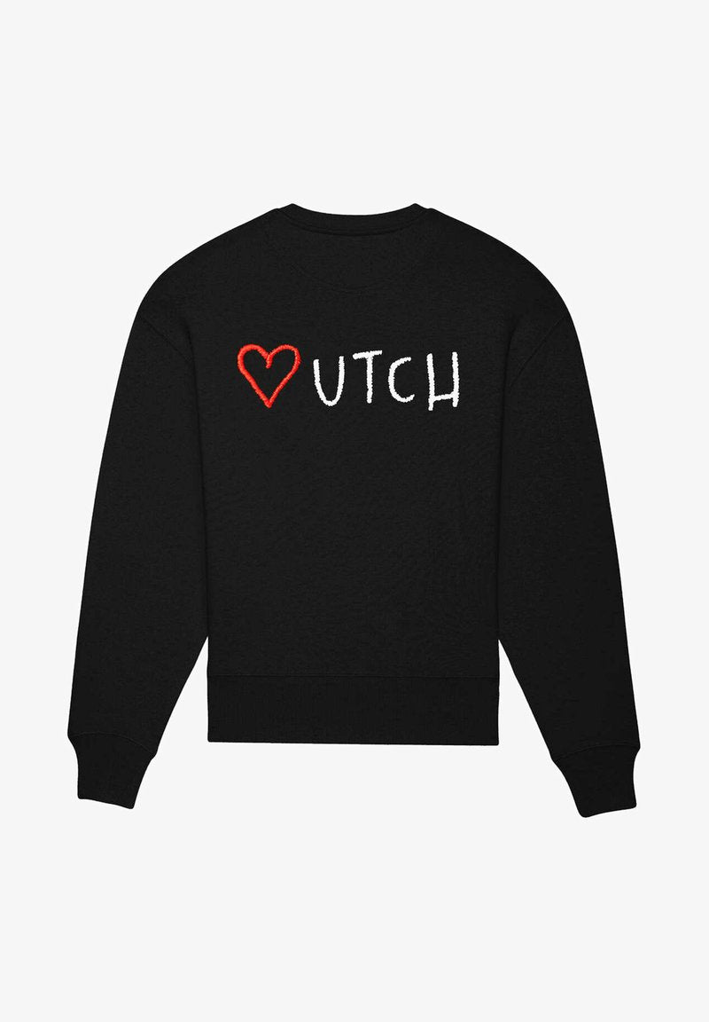  OUTCH BACK EMBROIDERY UNISEX CLASSIC - Sweatshirt - Black
