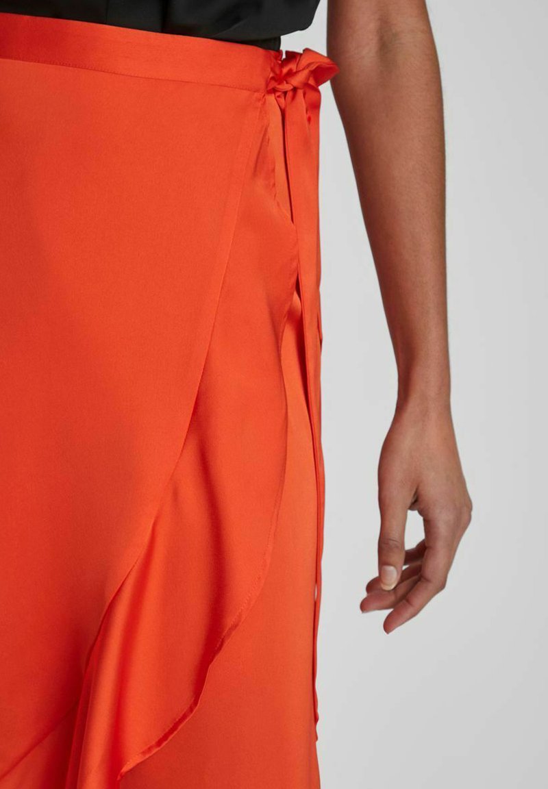 Vila VIELLETTE WRAP - A-Linien-Rock - Tigerlily