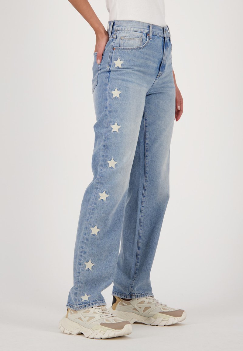 Raizzed SUNSET STAR - Jeans Straight Leg - Light Blue Stone